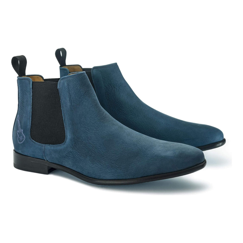 Chelsea Boots Jimi Navy Noir Profil