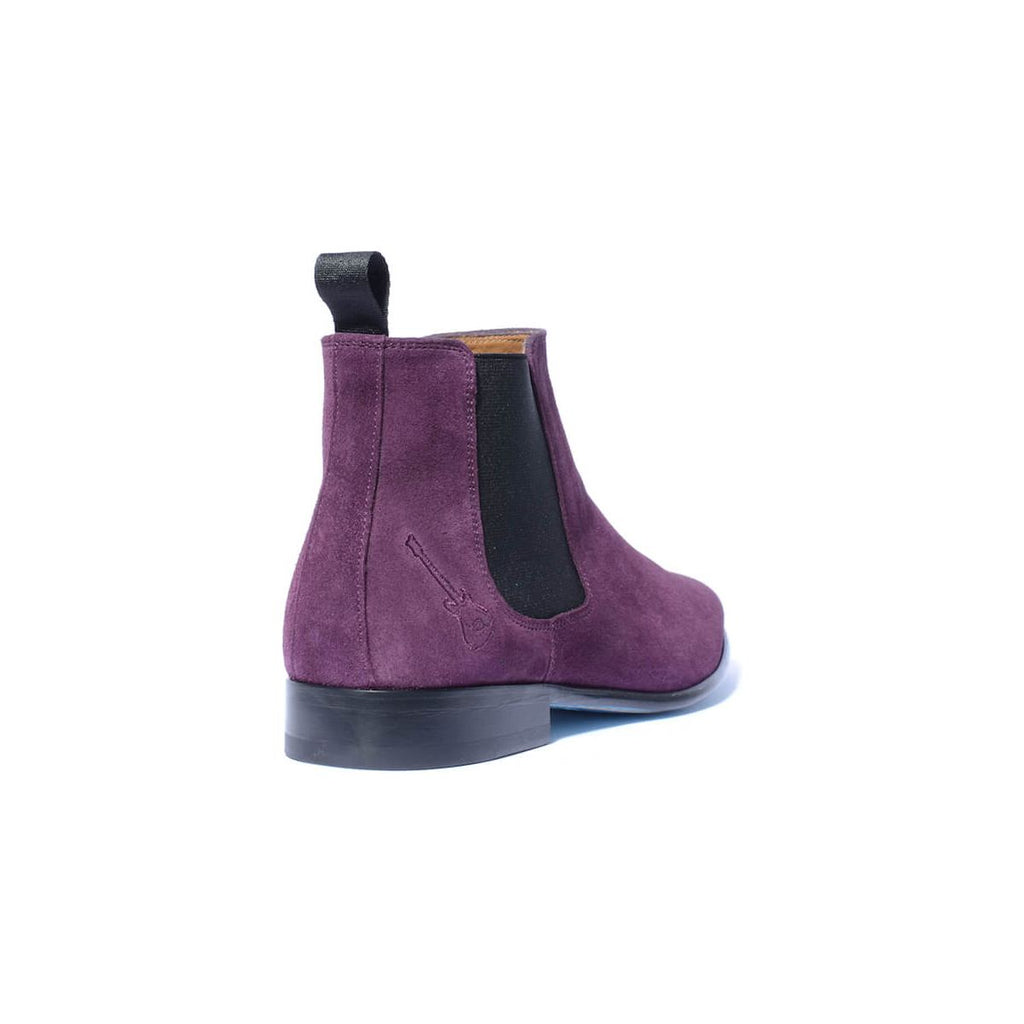 Chelsea Boots Jimi Violet Aubergine Arriere