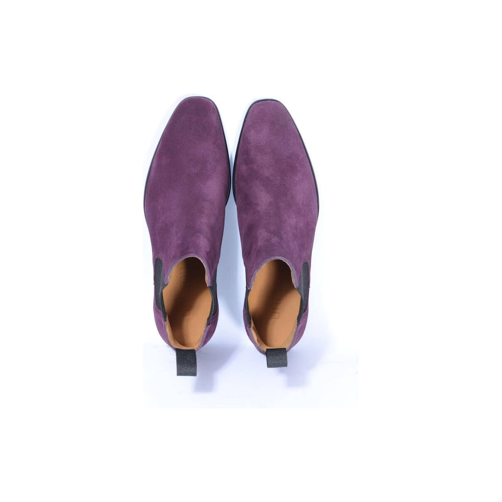 Chelsea Boots Jimi Violet Aubergine Dessus