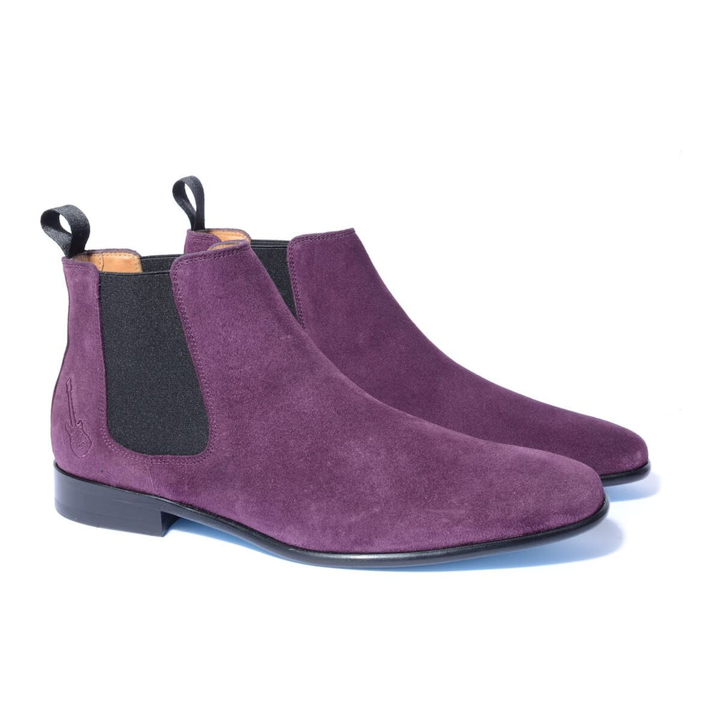 Chelsea Boots Jimi Violet Aubergine Profil