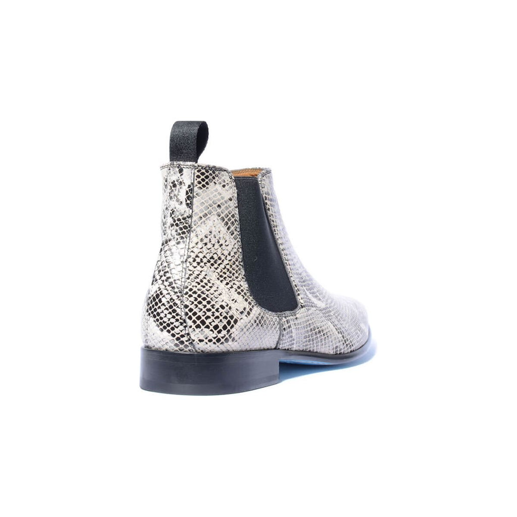Chelsea Boots Keith Serpent Gris Arriere