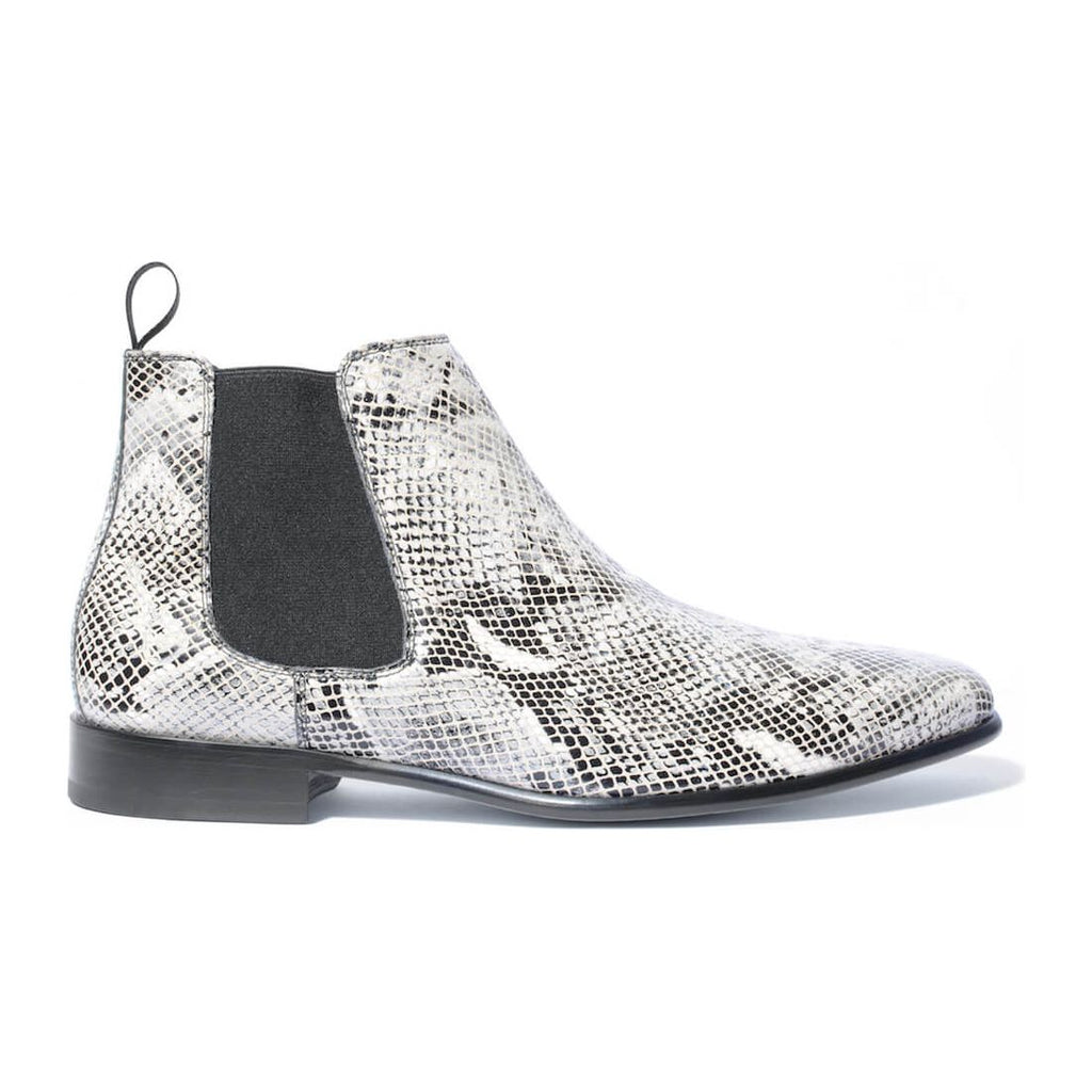 Chelsea Boots Keith Serpent Gris Cote