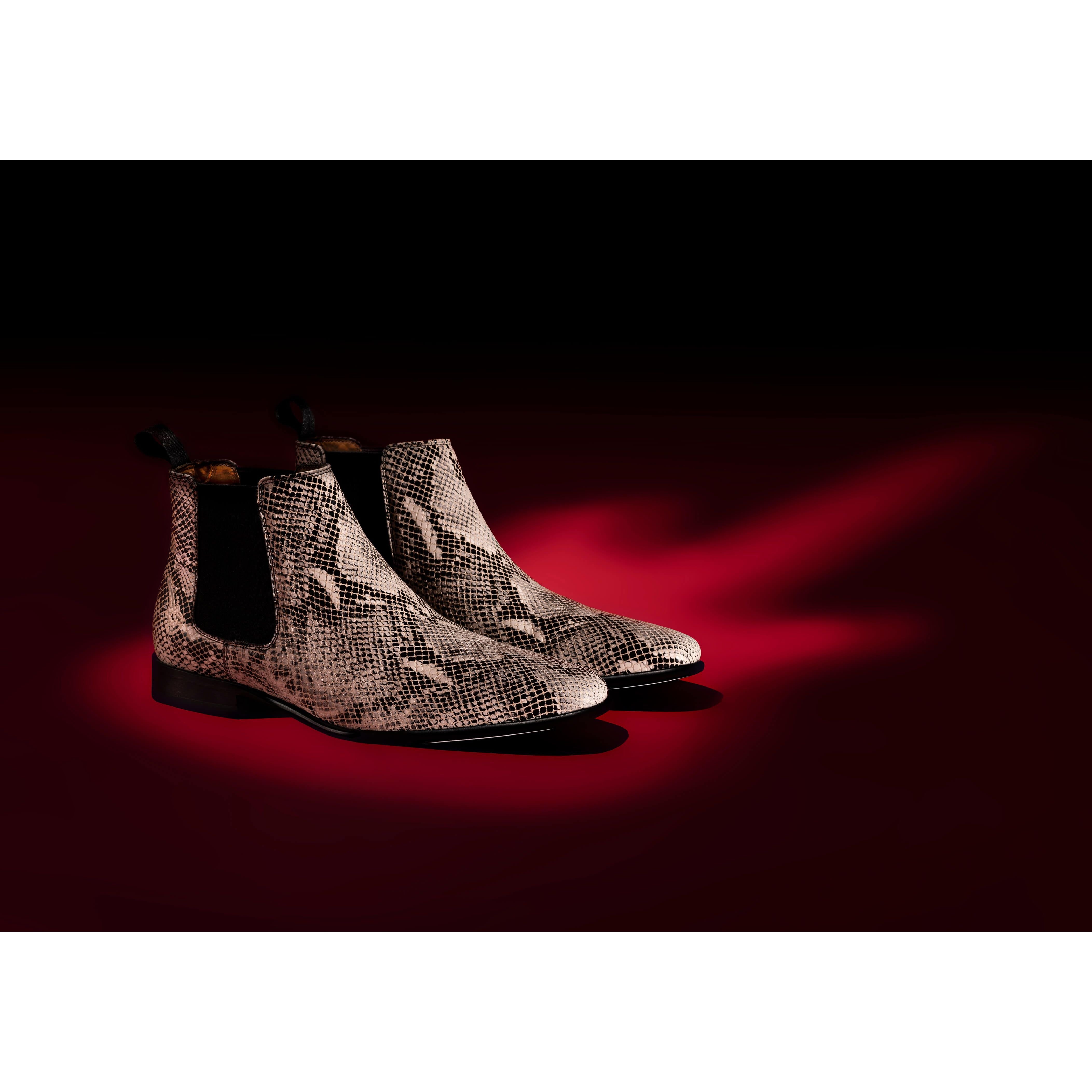 Chelsea Boots Keith Serpent Gris