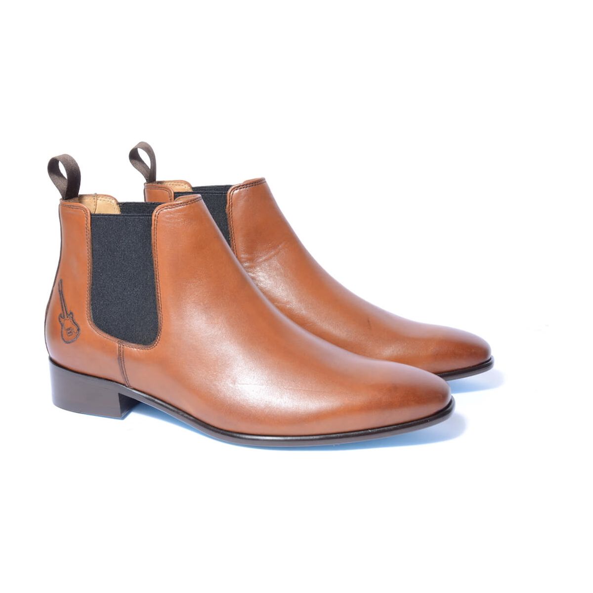 Chelsea Boots Marron Clair Profil